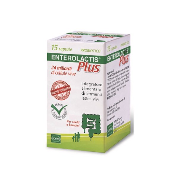 integratore alimentare fermenti lattici Enterolactis Plus 15 capsule integratore alimentare fermenti lattici Enterolactis Plus 15 capsule
