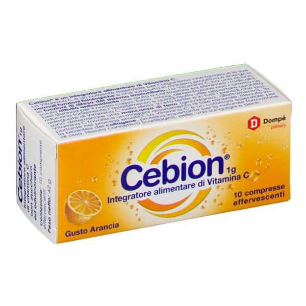Cebion effervescente arancia 10 compresse